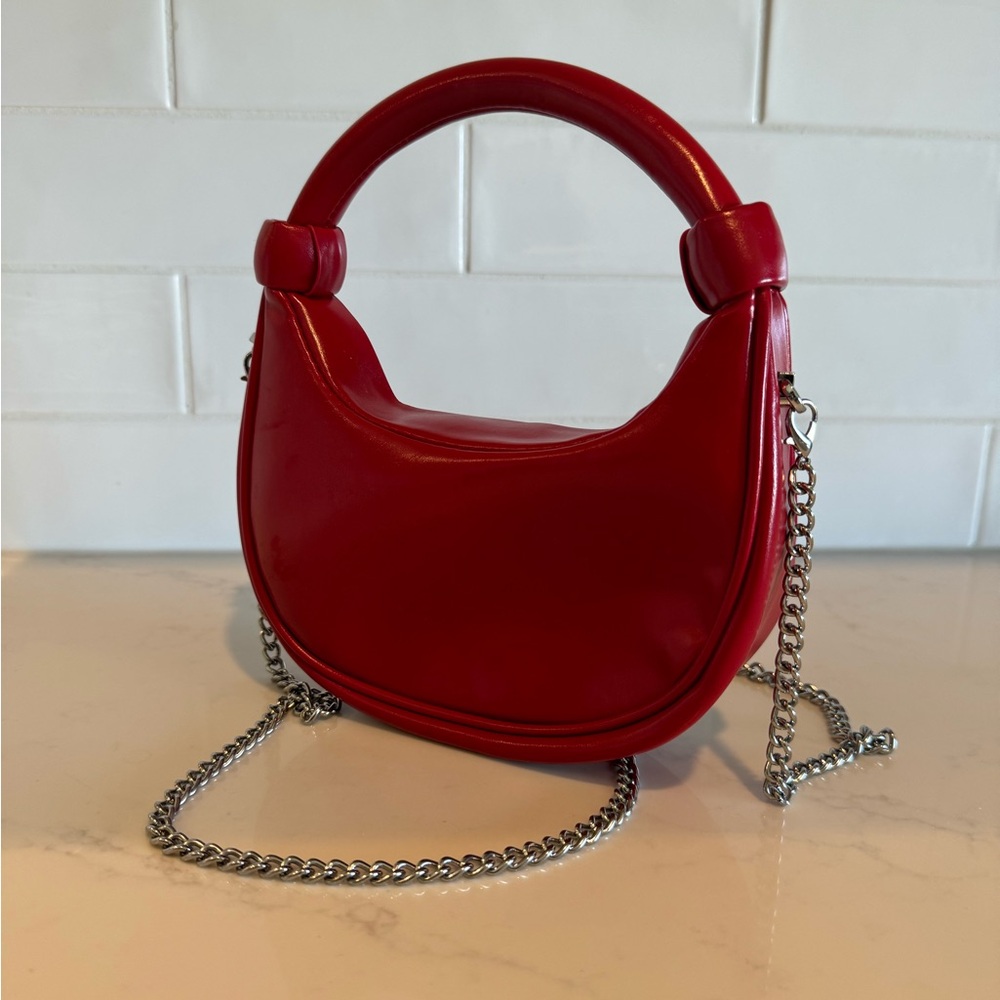 RED HANDBAG